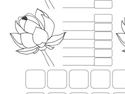 Lotus Coloring Page - Printable - Image 3