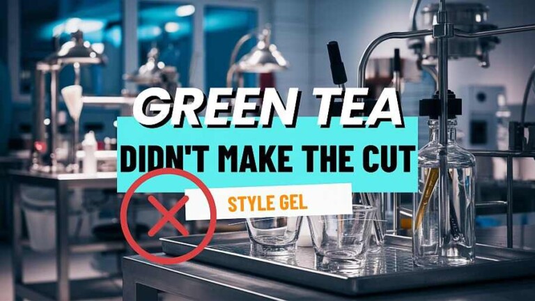 DUD - Green Tea Style Gel didn't make the cut - curlytea.com