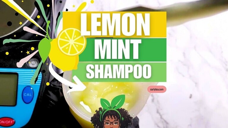 Lemon Mint Shampoo - curlytea.com