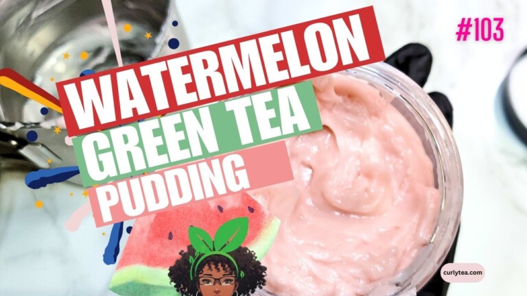 Watermelon Green Tea Pudding - curlytea.com